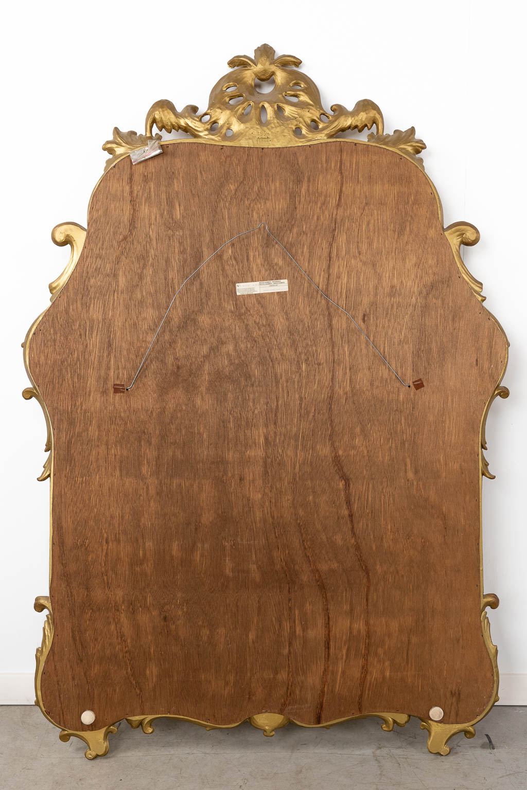 Deknudt, a console with mirror and two wall lamps. (D:52 x W:121 x H:90 cm) - Bild 14 aus 22