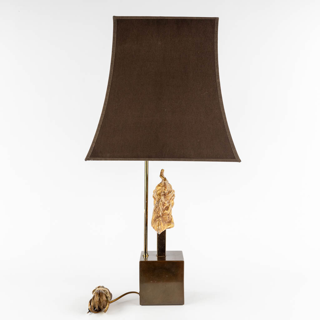 A table lamp with bronze horse head, 20th C. (H:74 cm) - Bild 6 aus 11