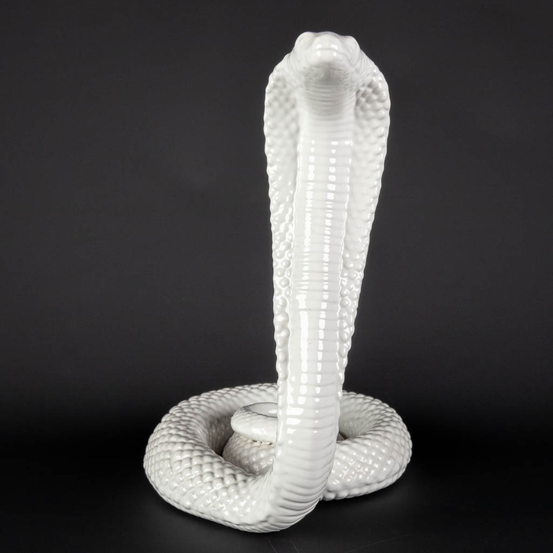 Tommaso BARBI (XX) 'Cobra', glazed ceramics. (D:23 x W:32 x H:38 cm) - Image 3 of 10