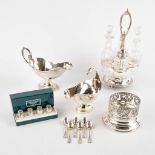 Christofle, WMF, Cardeilhac, Wiskemann, a collection of silver-plated serving accessories. (H:32 x D