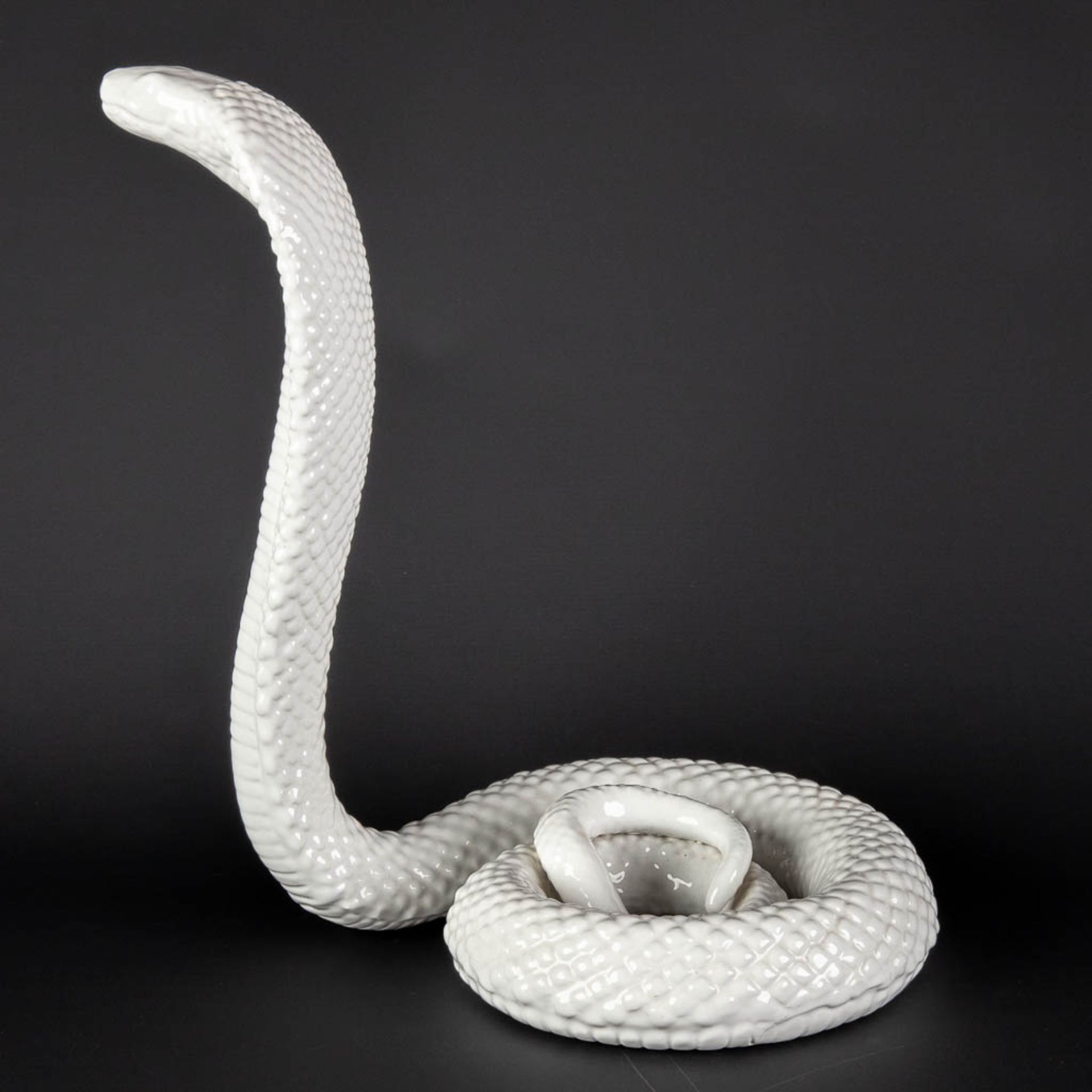Tommaso BARBI (XX) 'Cobra', glazed ceramics. (D:23 x W:32 x H:38 cm) - Image 6 of 10