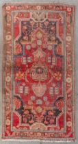 An antique Oriental Kelim, Kaukasus. (D:218 x W:115 cm)
