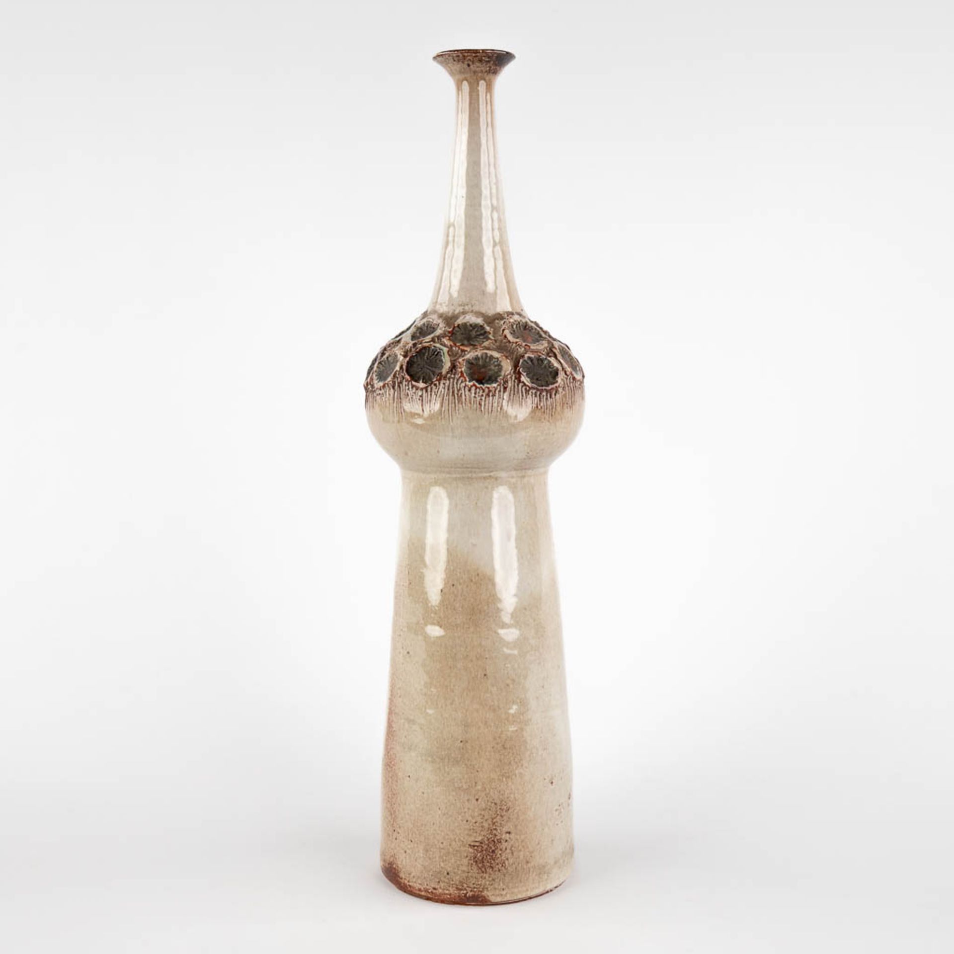 Elisabeth VANDEWEGHE (1946) 'Vase' for Perignem. (H:43 x D:11 cm) - Image 4 of 10