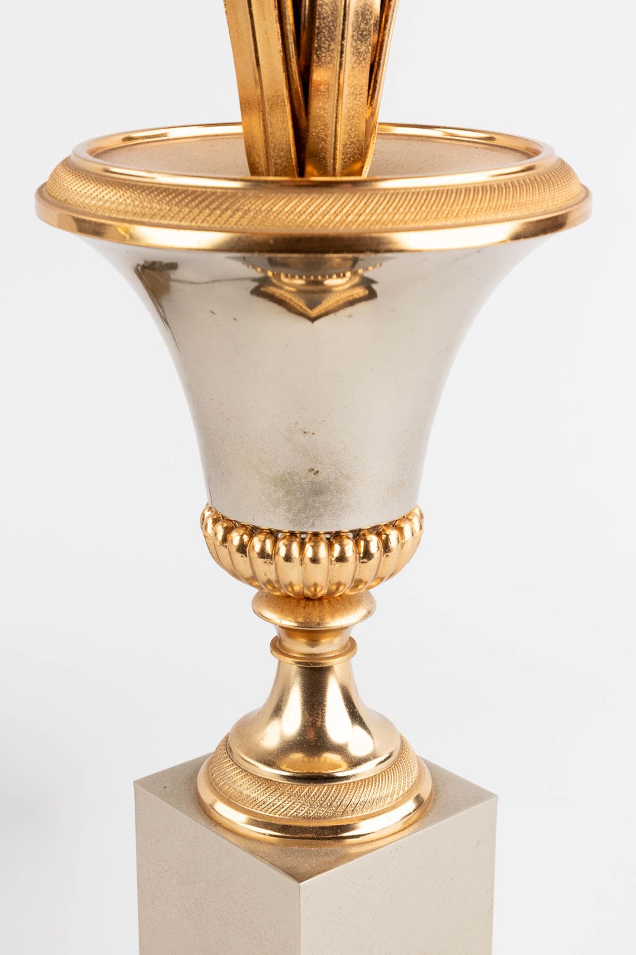 Boulanger S.A., A pair of table lamps, Hollywood Regency style. 20th C. (D:33 x W:33 x H:74 cm) - Bild 10 aus 13