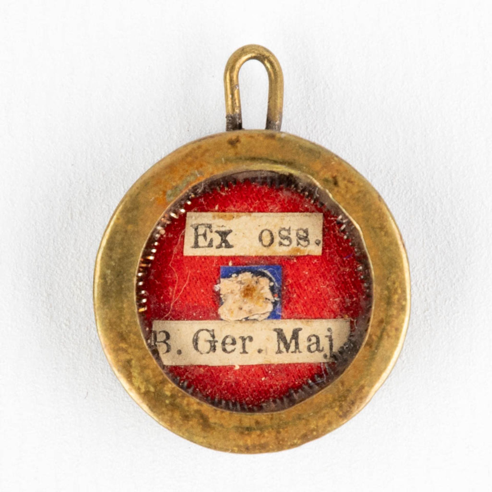 Saint Gerardus Majella, a collection of five sealed hangers/theca, of which one with a document. (W: - Image 11 of 14
