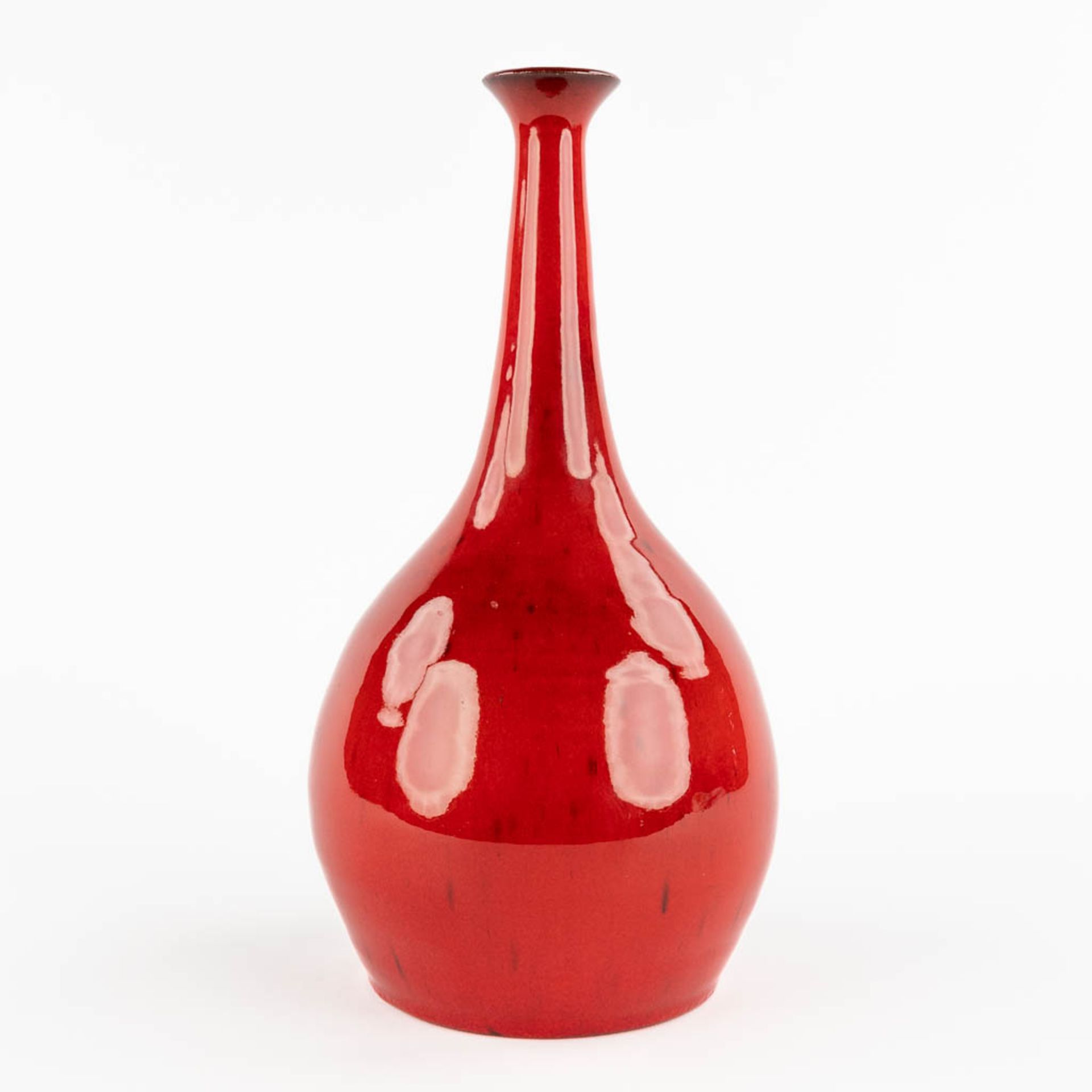 Léon GOOSSENS (XX) 'Vase' glazed ceramics. Circa 1960. (H:30 x D:15 cm) - Image 5 of 10