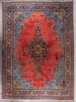 An Oriental hand-made carpet, Wiss, Iran. (D:480 x W:340 cm)