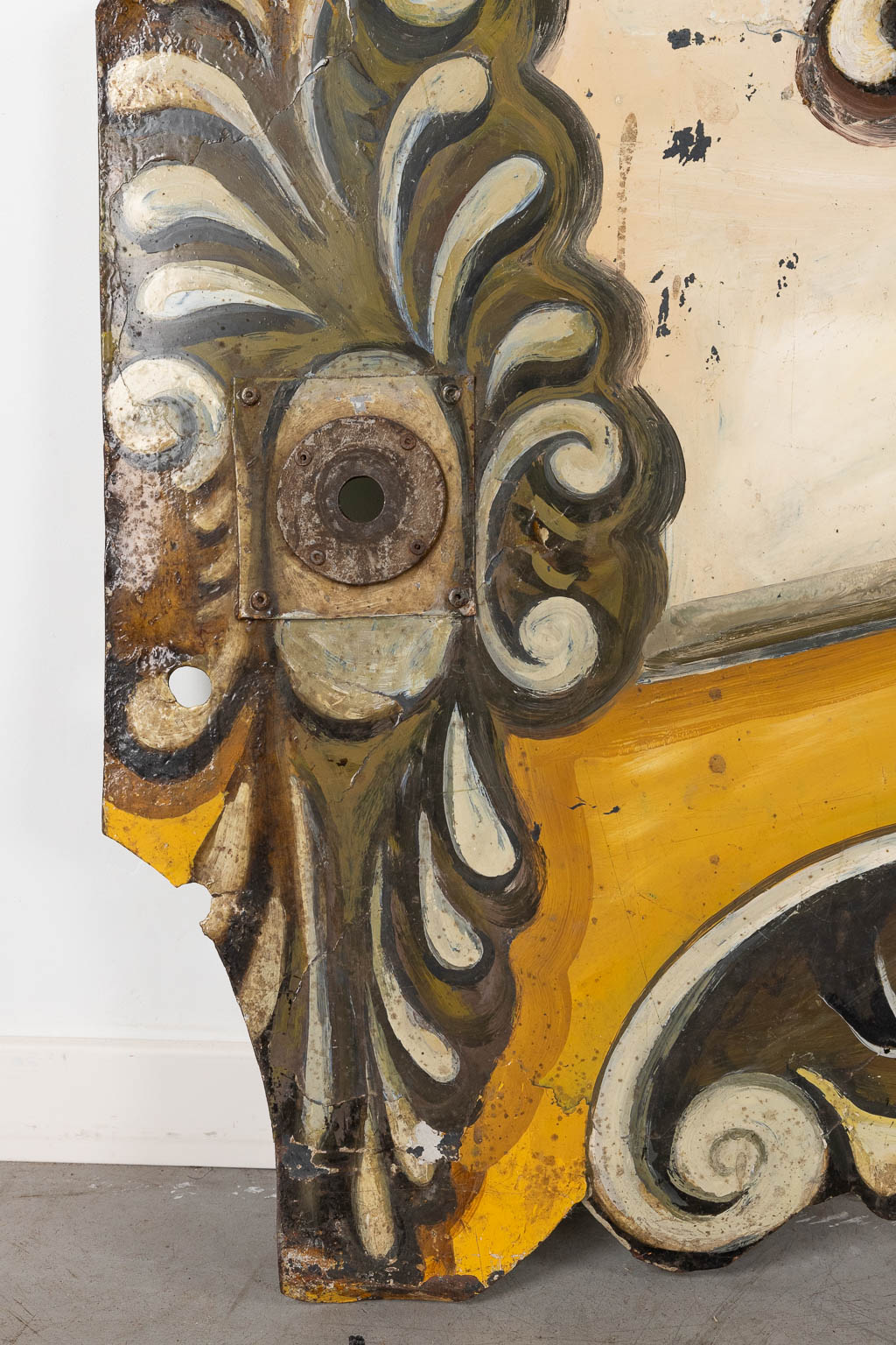 A decorative and identical pair of Carousel panels, patinated metal.  (W:195 x H:97 cm) - Bild 14 aus 17