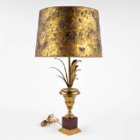 A Hollywood-Regency table lamp in the style of Boulanger. Circa 1980. (H:66 x D:35 cm)
