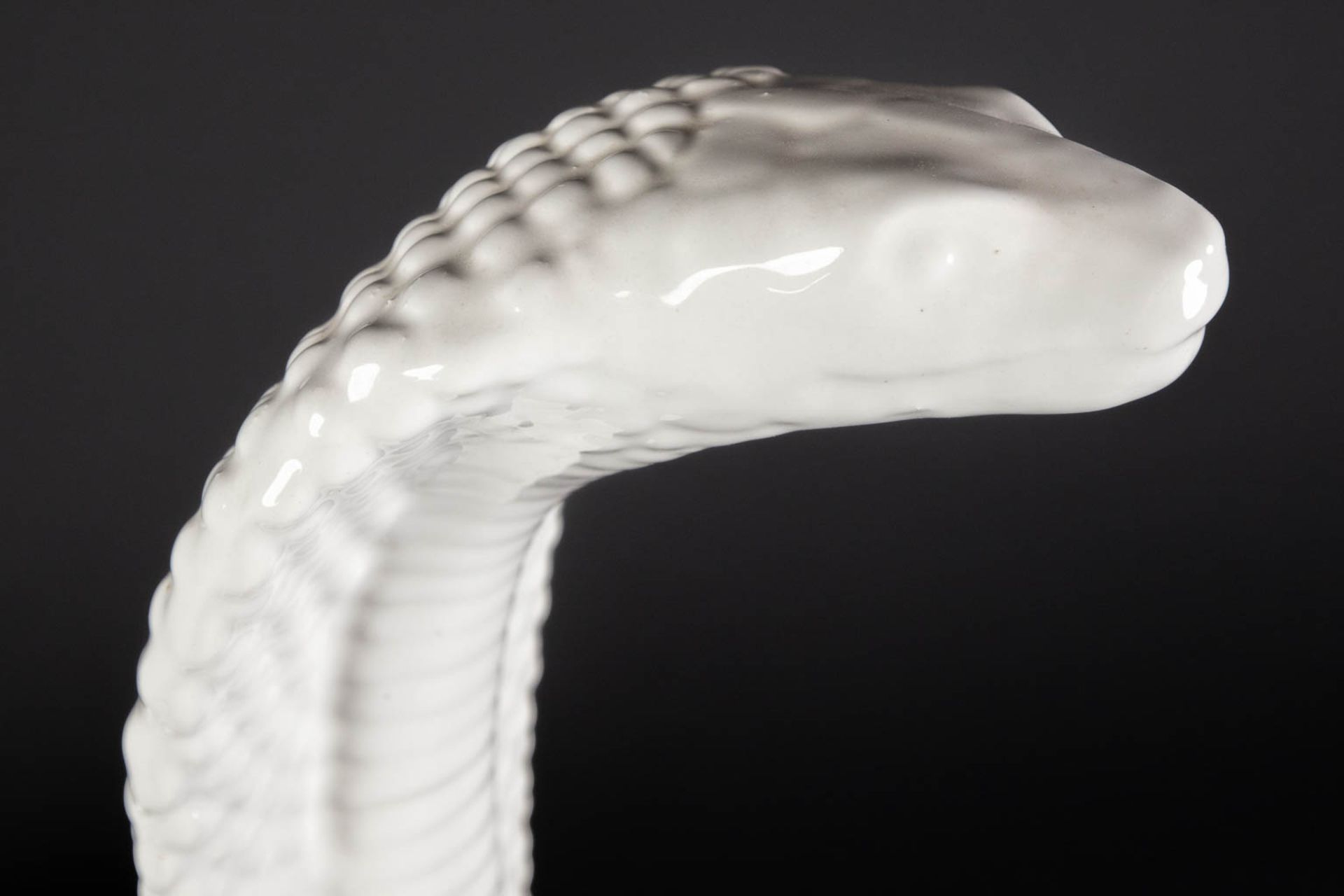 Tommaso BARBI (XX) 'Cobra', glazed ceramics. (D:23 x W:32 x H:38 cm) - Image 8 of 10