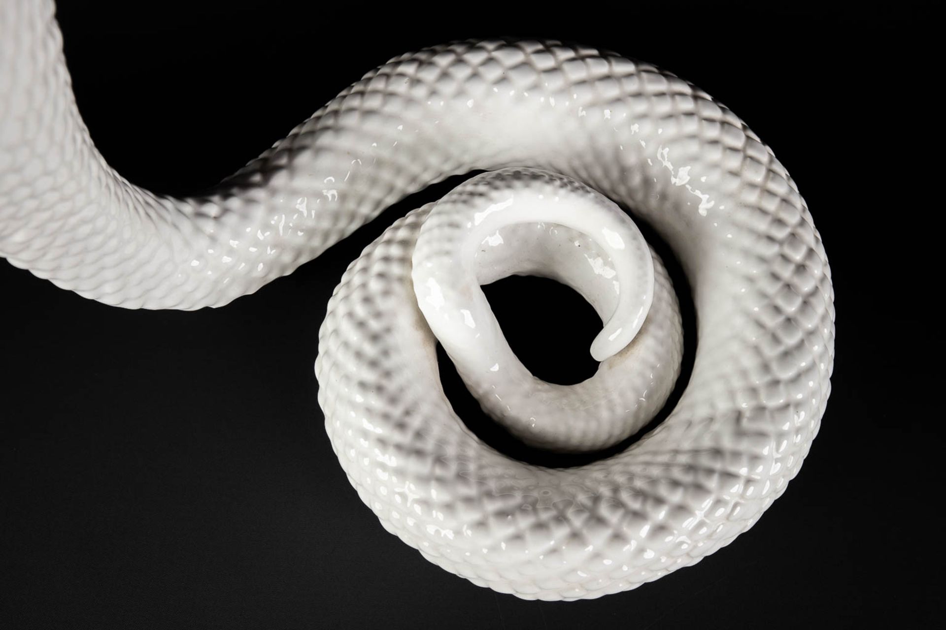 Tommaso BARBI (XX) 'Cobra', glazed ceramics. (D:23 x W:32 x H:38 cm) - Image 7 of 10