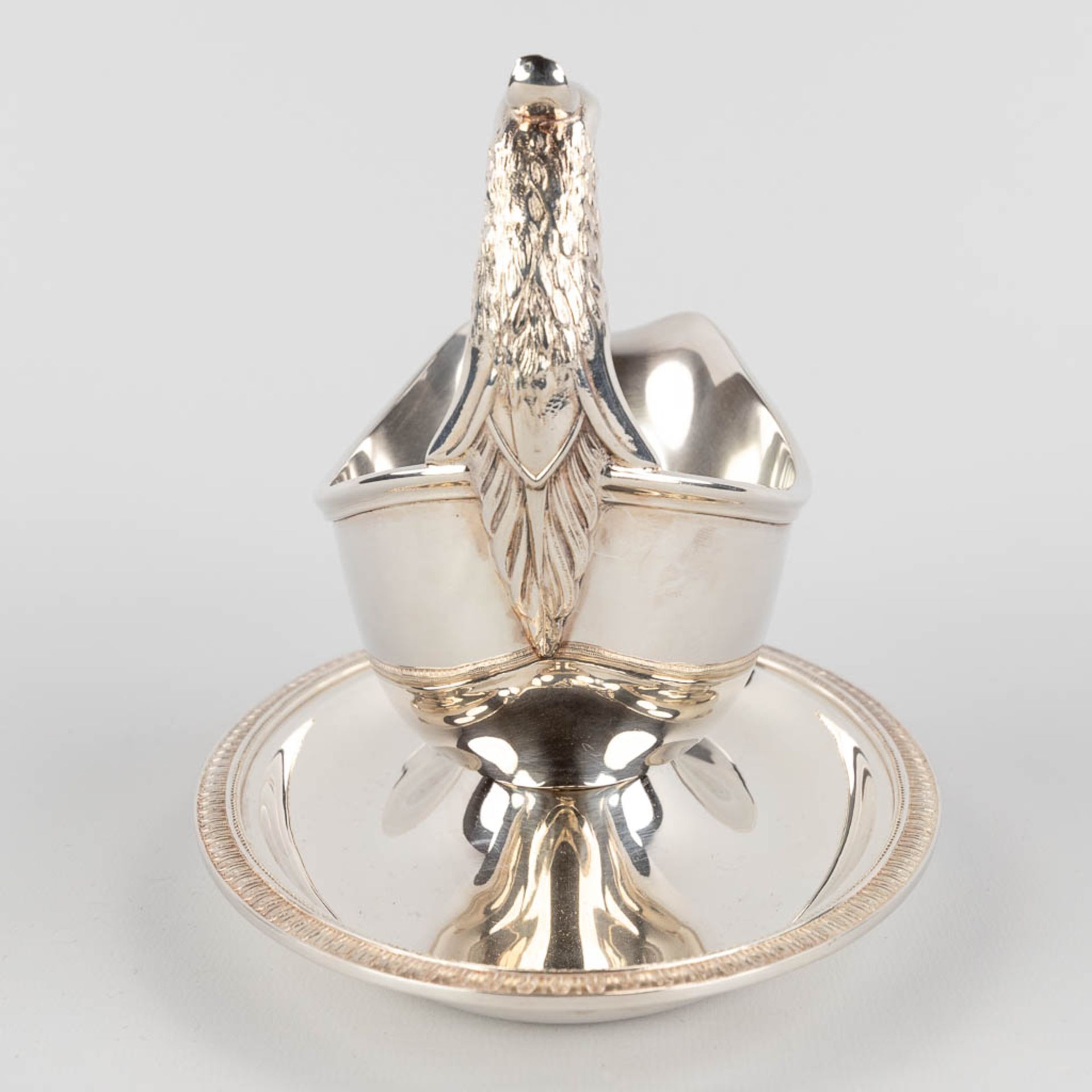 Christofle France, three pieces of silver plated serving accessories. (D:32 x W:45 cm) - Image 12 of 16