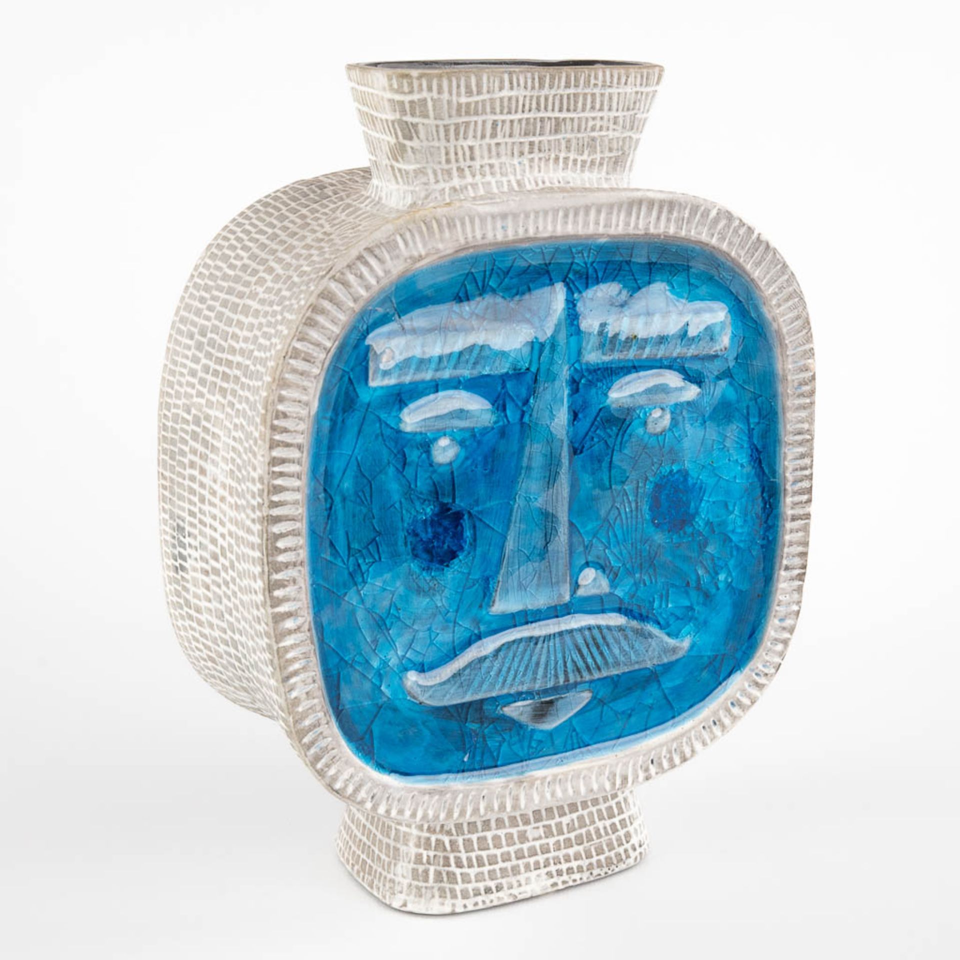 Jonathan ADLER (1966) 'Vase decorated with faces' glazed ceramics. (D:9 x W:18,5 x H:25 cm) - Image 3 of 12