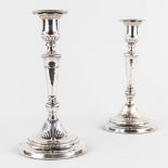 John Green, Roberts, Mosley &amp; Co, A pair of antique silver candle sticks or candle holders, Engl