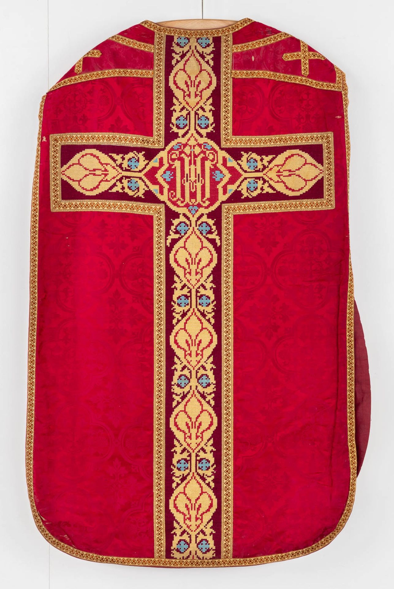 Four Dalmatics, Two Roman Chasubles, A stola and Chalice Veil, finished with embroideries. - Image 29 of 59