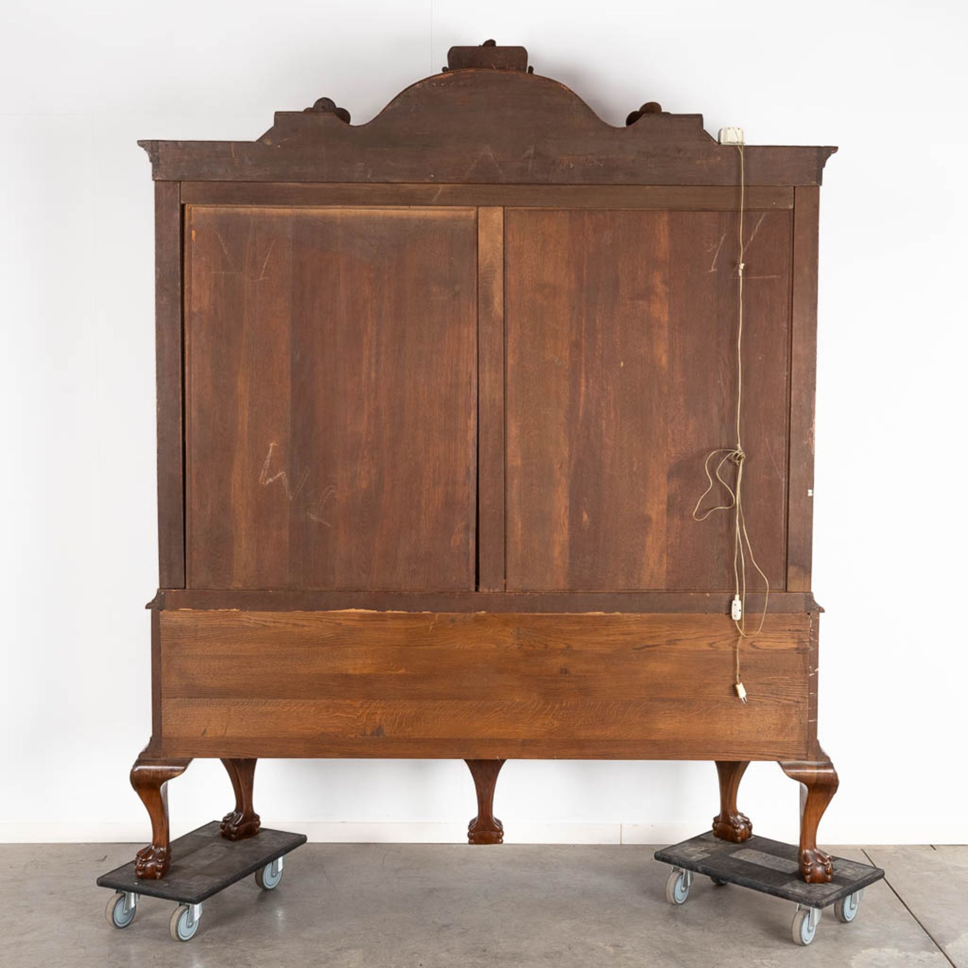 A large display cabinet, England, Chippendale style. 19th C. (D:53 x W:208 x H:252 cm) - Image 7 of 20