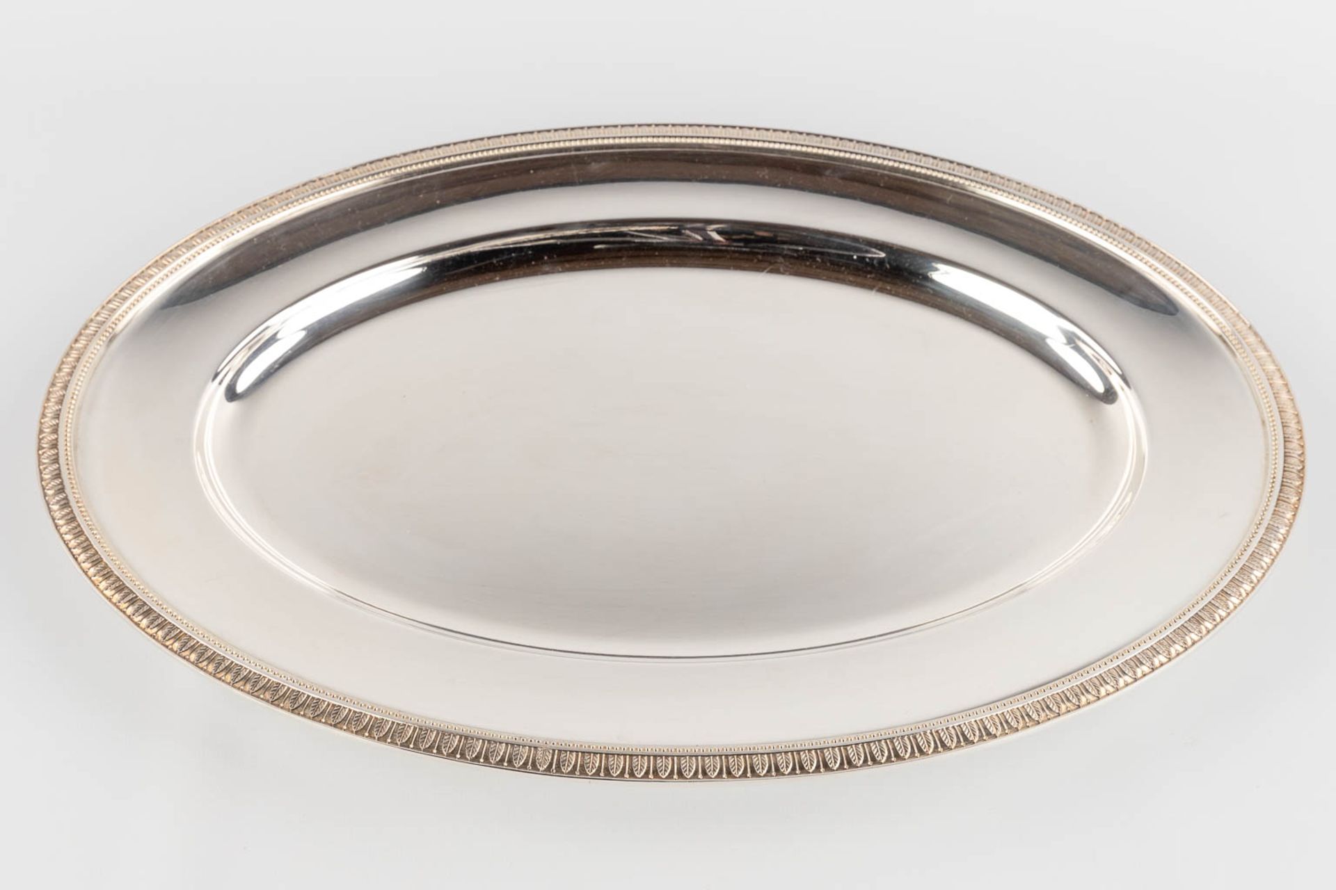 Christofle France, three pieces of silver plated serving accessories. (D:32 x W:45 cm) - Image 3 of 16