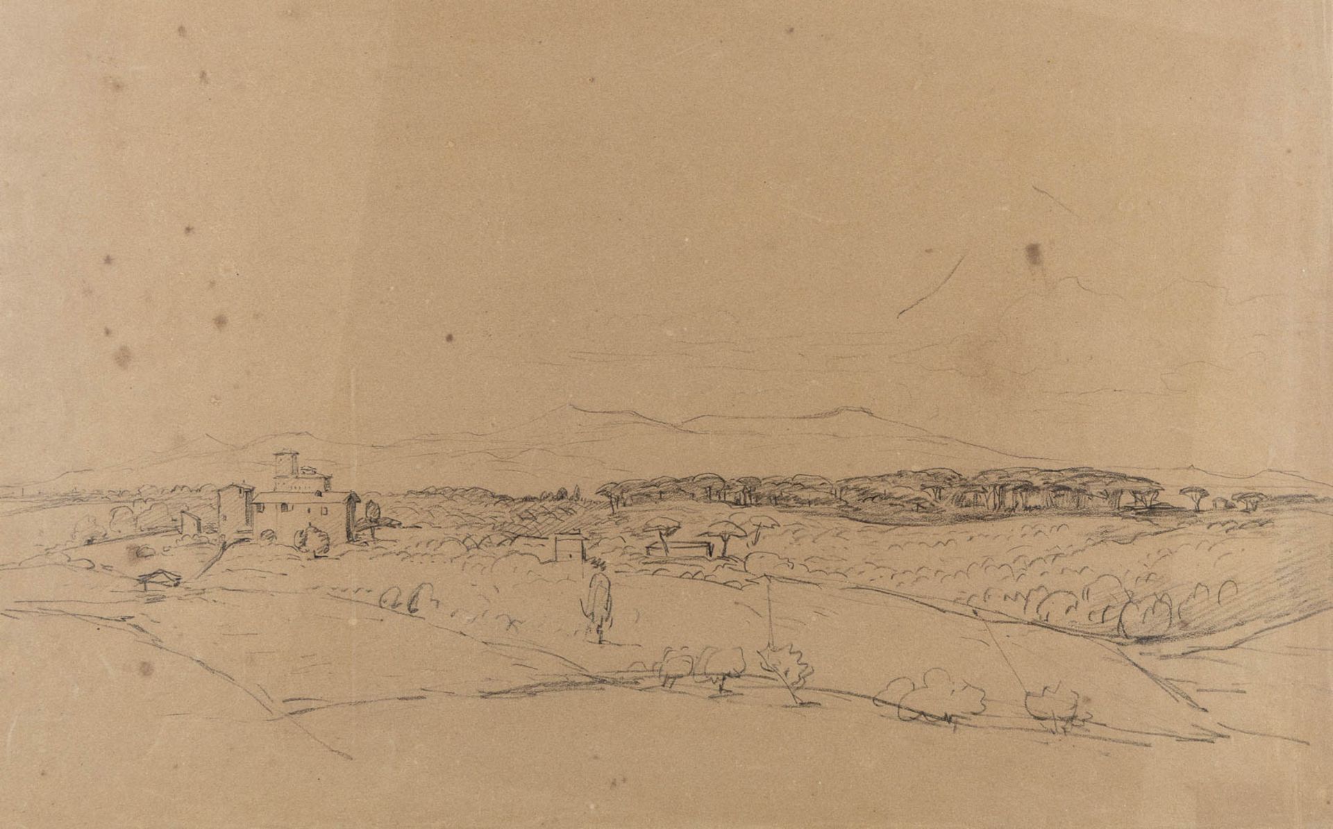 Eugène VERBOECKHOVEN (1798/99-1881) 'Pencil drawings' pencil on paper. (W:48 x H:36,5 cm) - Image 13 of 13