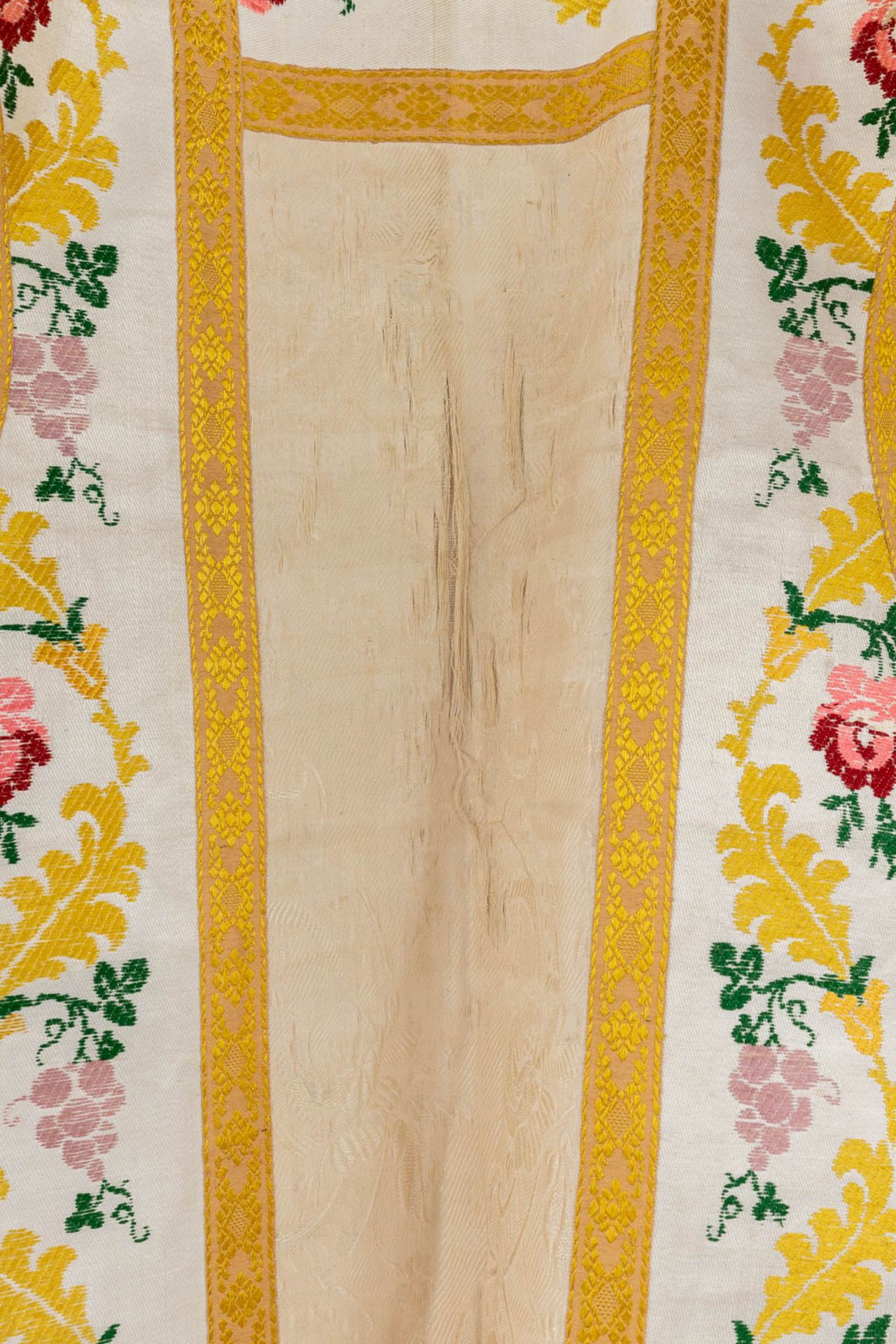 Four Dalmatics, Two Roman Chasubles, A stola and Chalice Veil, finished with embroideries. - Image 44 of 59