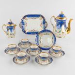 An Old Brussels or Paris porcelain coffee and tea service, 16 pieces, 19th C. (D:15 x W:23 x H:26 cm