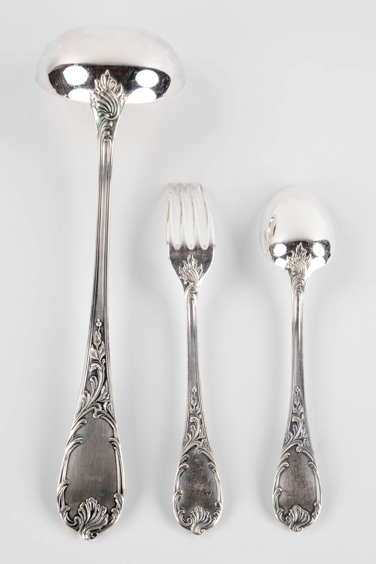 Christofle 'Marly' a 135-piece silver-plated cutlery in the original storage chest. (D:30 x W:47 x H - Image 4 of 18
