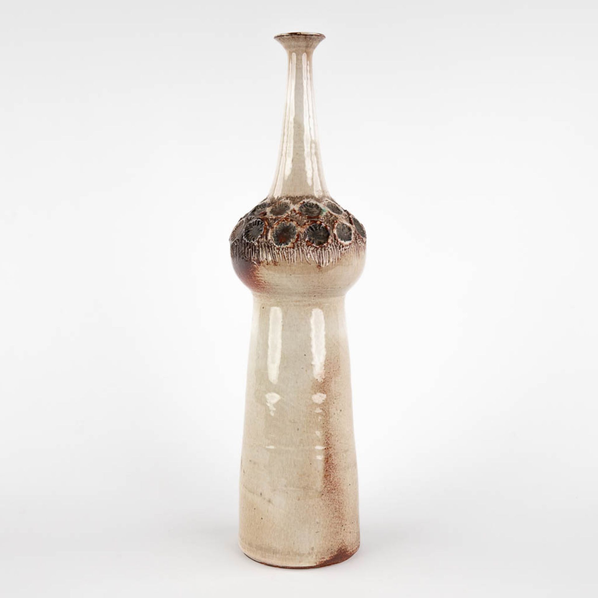 Elisabeth VANDEWEGHE (1946) 'Vase' for Perignem. (H:43 x D:11 cm) - Image 3 of 10