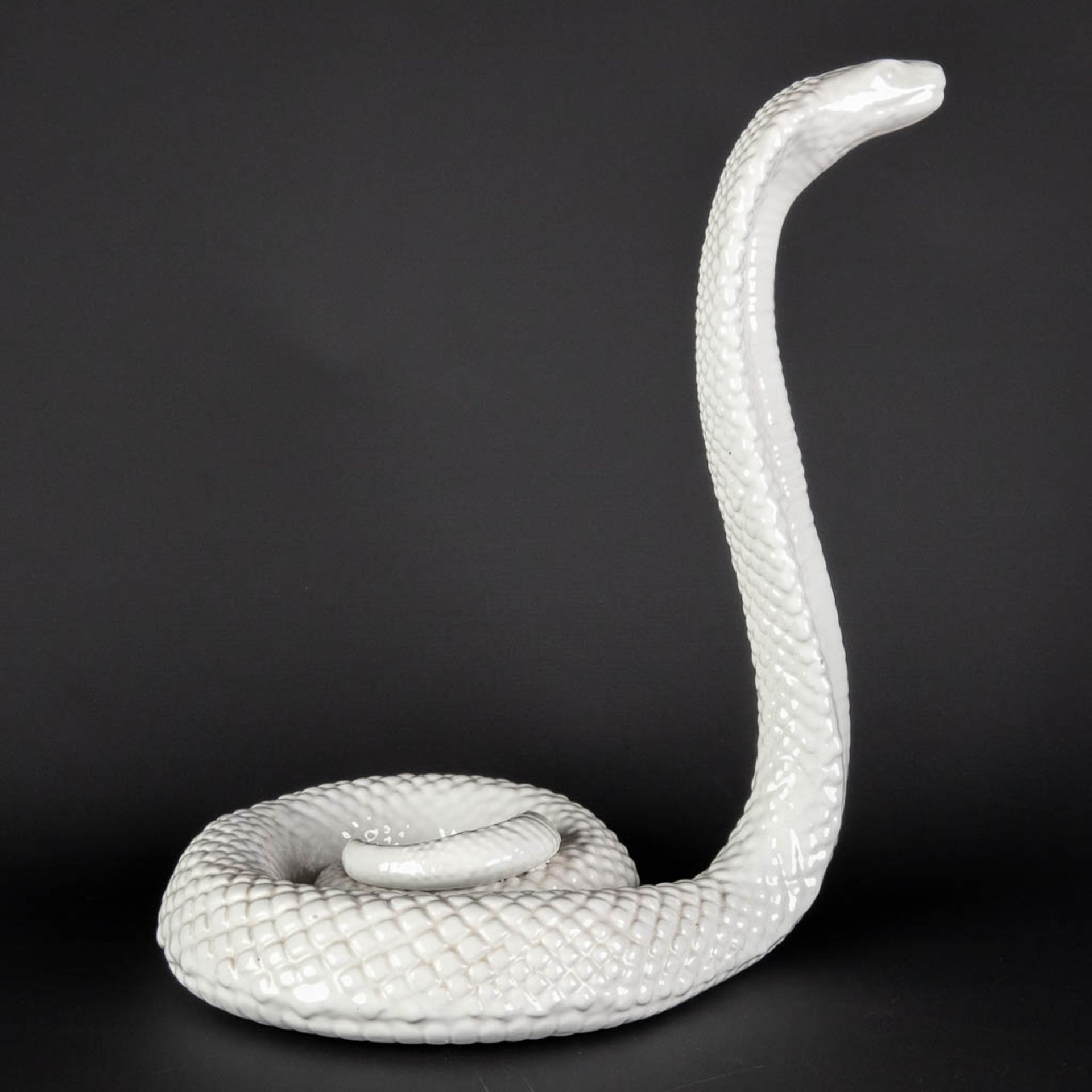 Tommaso BARBI (XX) 'Cobra', glazed ceramics. (D:23 x W:32 x H:38 cm) - Image 4 of 10