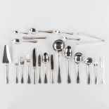 Christofle, Malmaison, 191-piece silver-plated cutlery with original cardboard boxes.