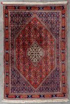 An Oriental hand-made carpet, Bidjar. (D:180 x W:112 cm)