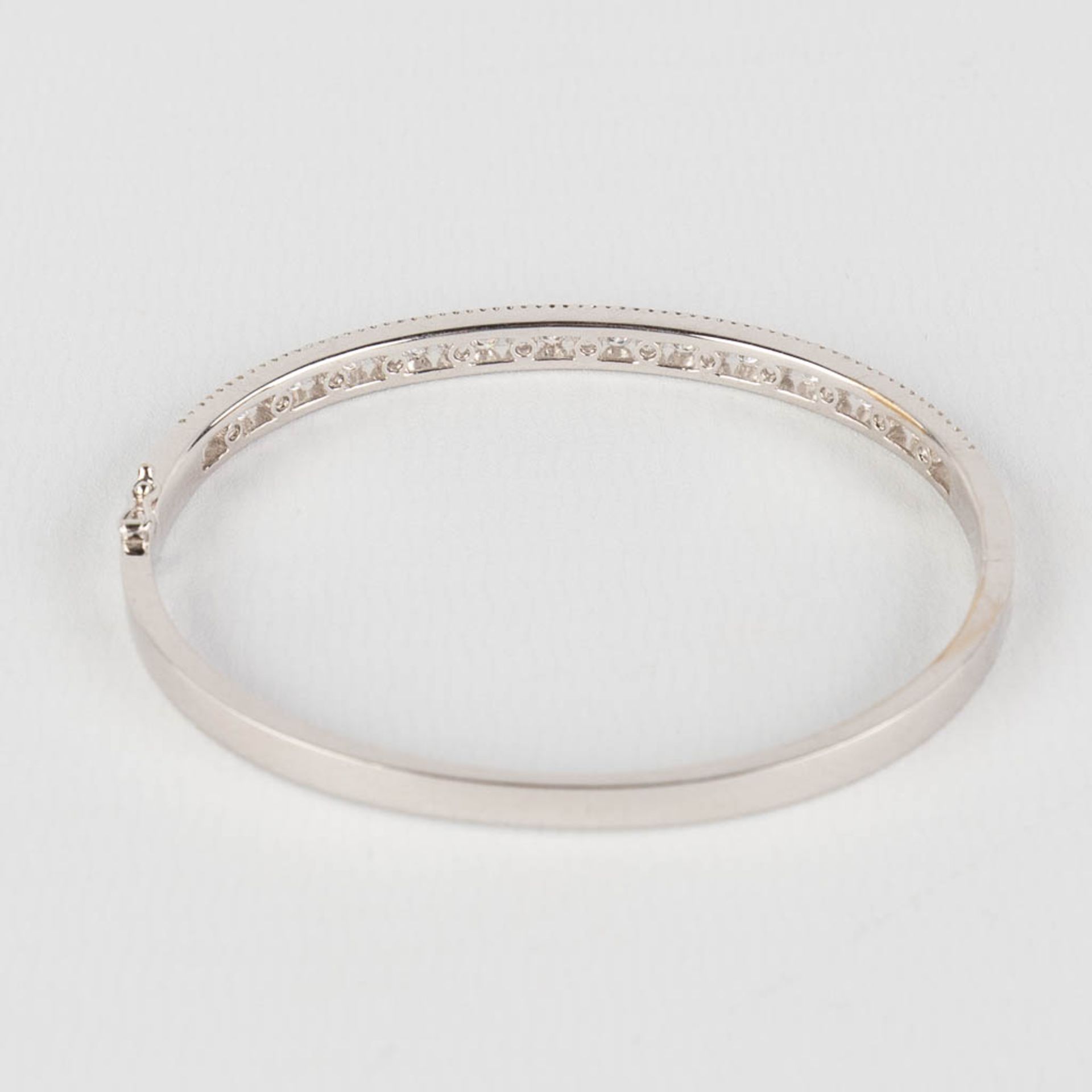 A bracelet, 18kt white gold with brilliants, appr. 2,18ct. 20,41g. - Bild 5 aus 9