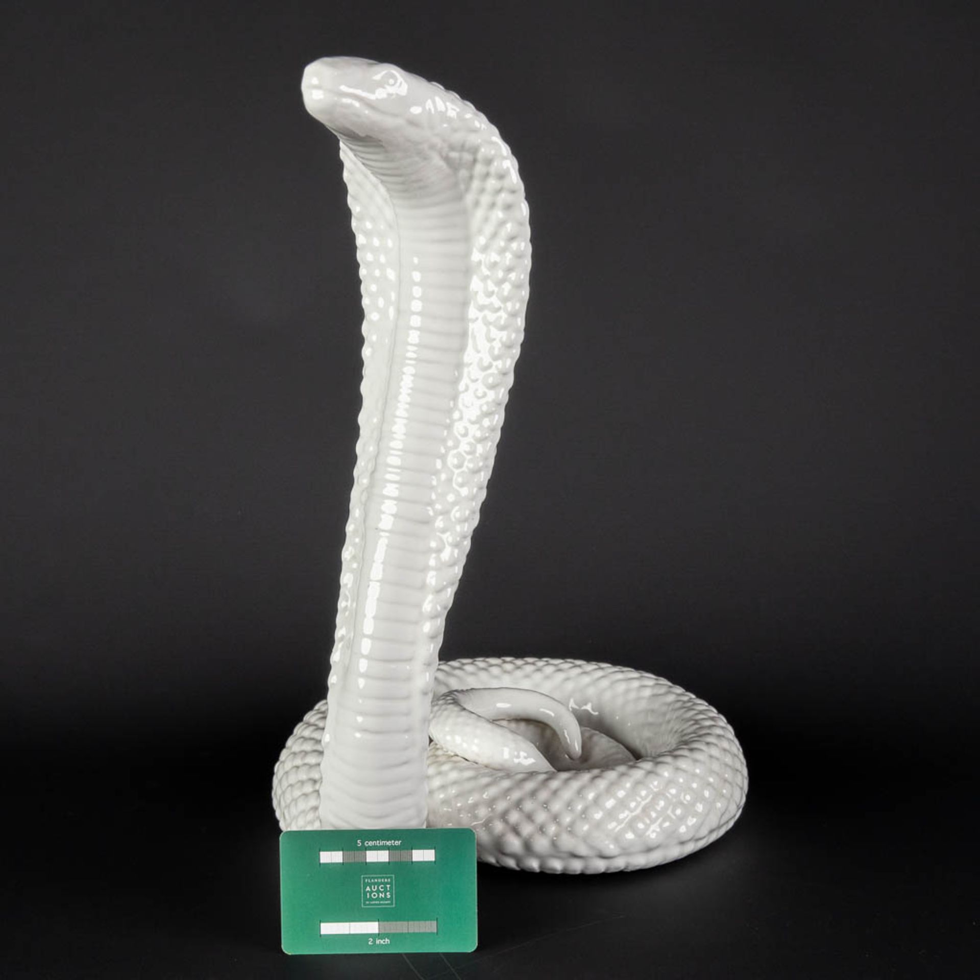 Tommaso BARBI (XX) 'Cobra', glazed ceramics. (D:23 x W:32 x H:38 cm) - Image 2 of 10