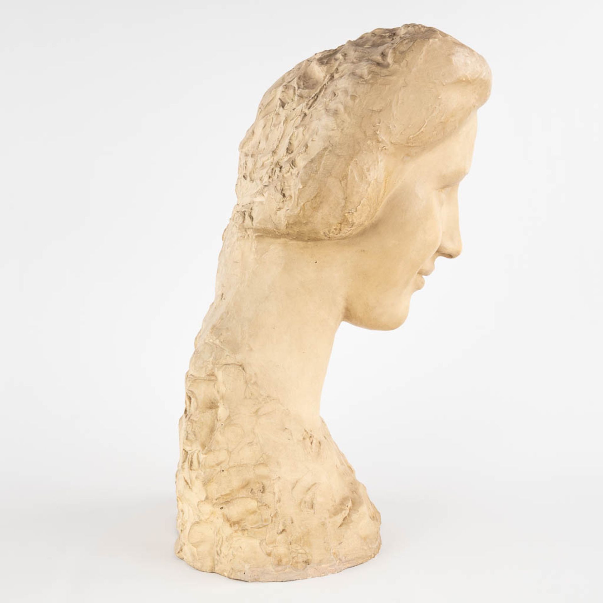 George MINNE (1866-1941) 'Bust of a Lady' patinated plaster. 1927. (D:30 x W:28 x H:52 cm) - Bild 6 aus 12