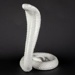 Tommaso BARBI (XX) 'Cobra', glazed ceramics. (D:23 x W:32 x H:38 cm)