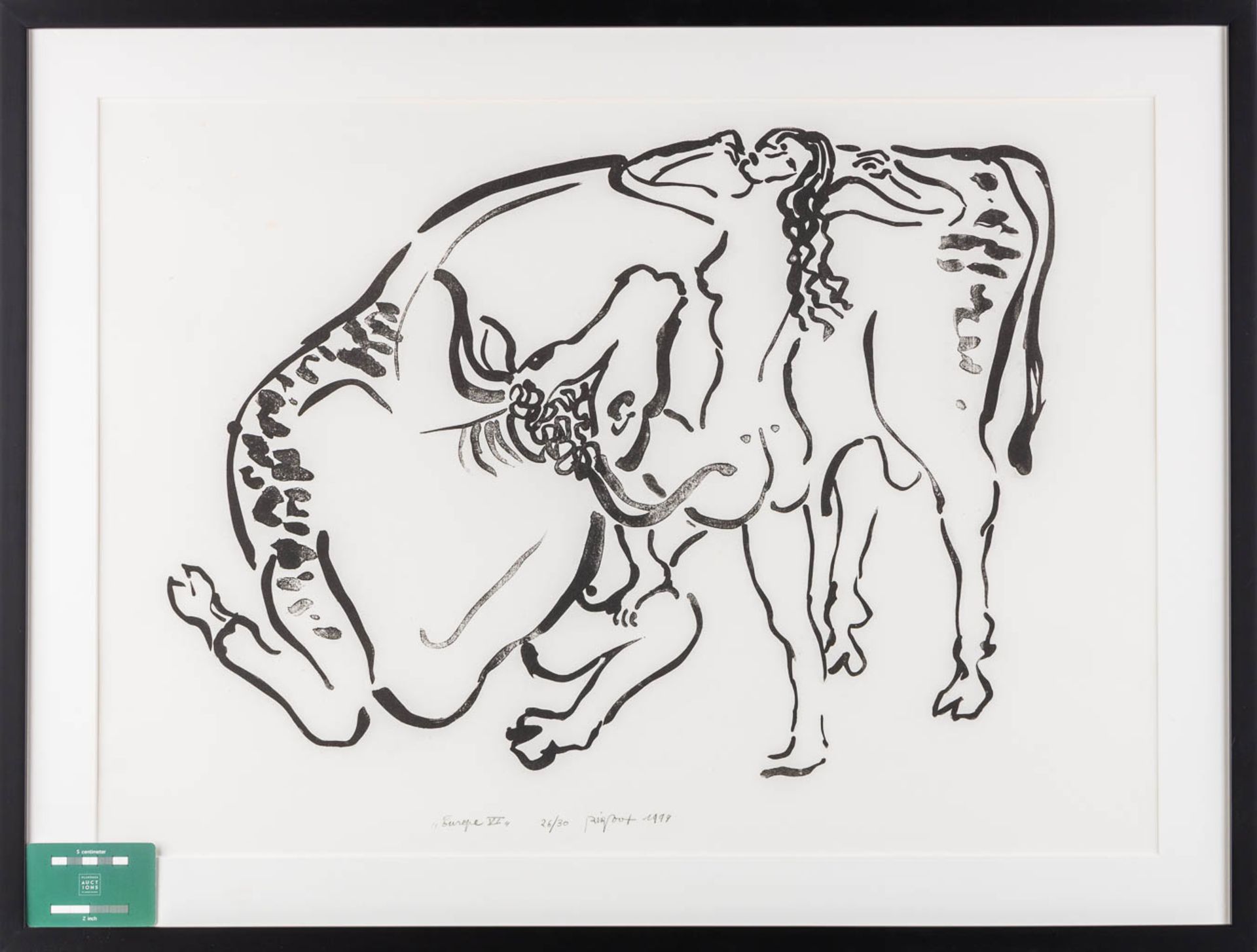 Rik POOT (1924-2007) 'Europe VI' a lithograph, 26/30. 1999. (W:70 x H:50 cm) - Image 2 of 6