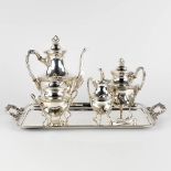 Wiskemann, a 6-piece silver-plated coffee and tea service. (L:36 x W:57 cm)