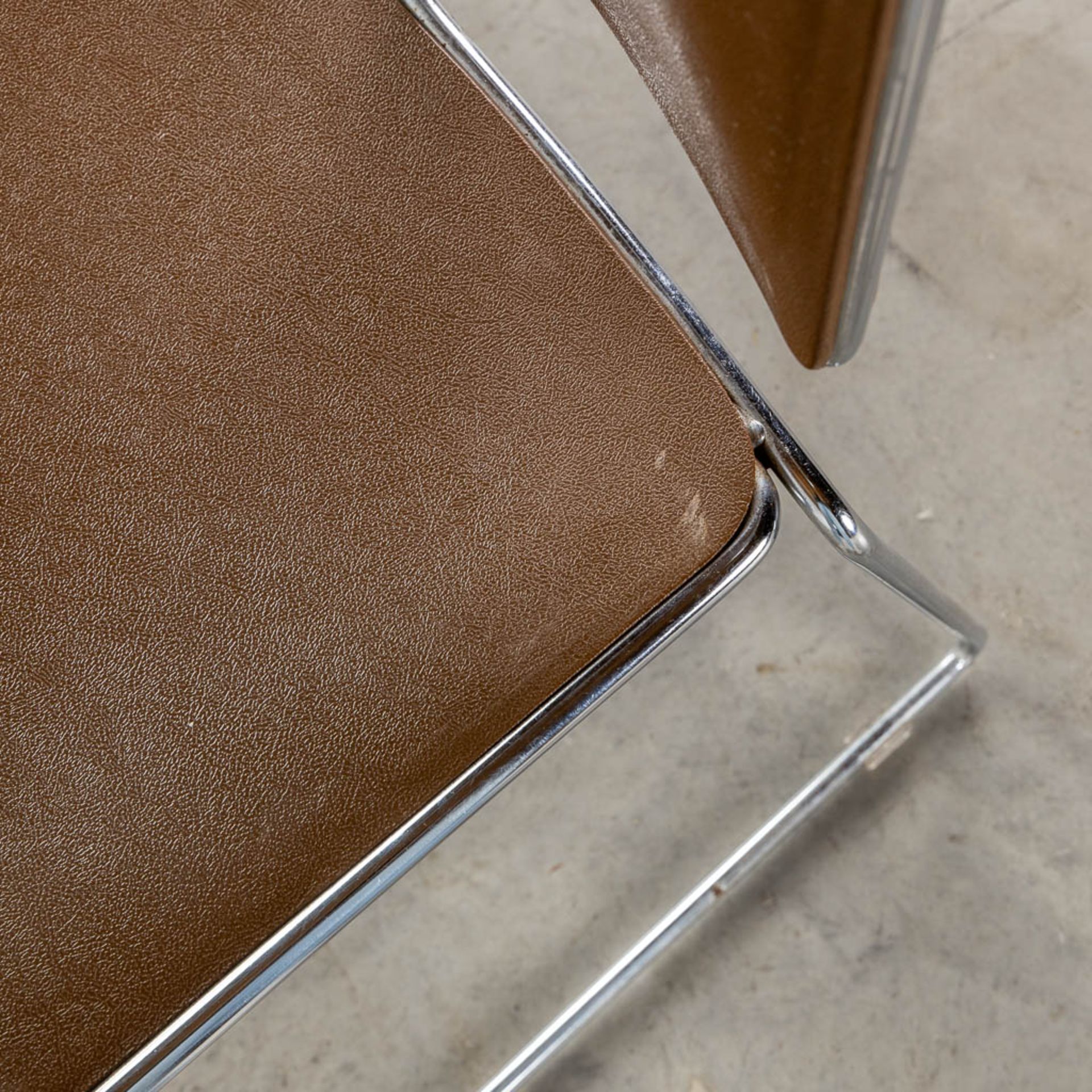 A set of 4 mid-century chairs 'Steelcase Max Stacker' chairs. (L:52 x W:50 x H:78 cm) - Bild 9 aus 14