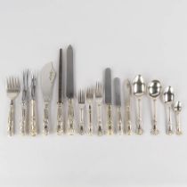 The Alexa Clarck MFG Co, a large silver-plated cutlery. Sheffield, UK. (L:26,5 cm)