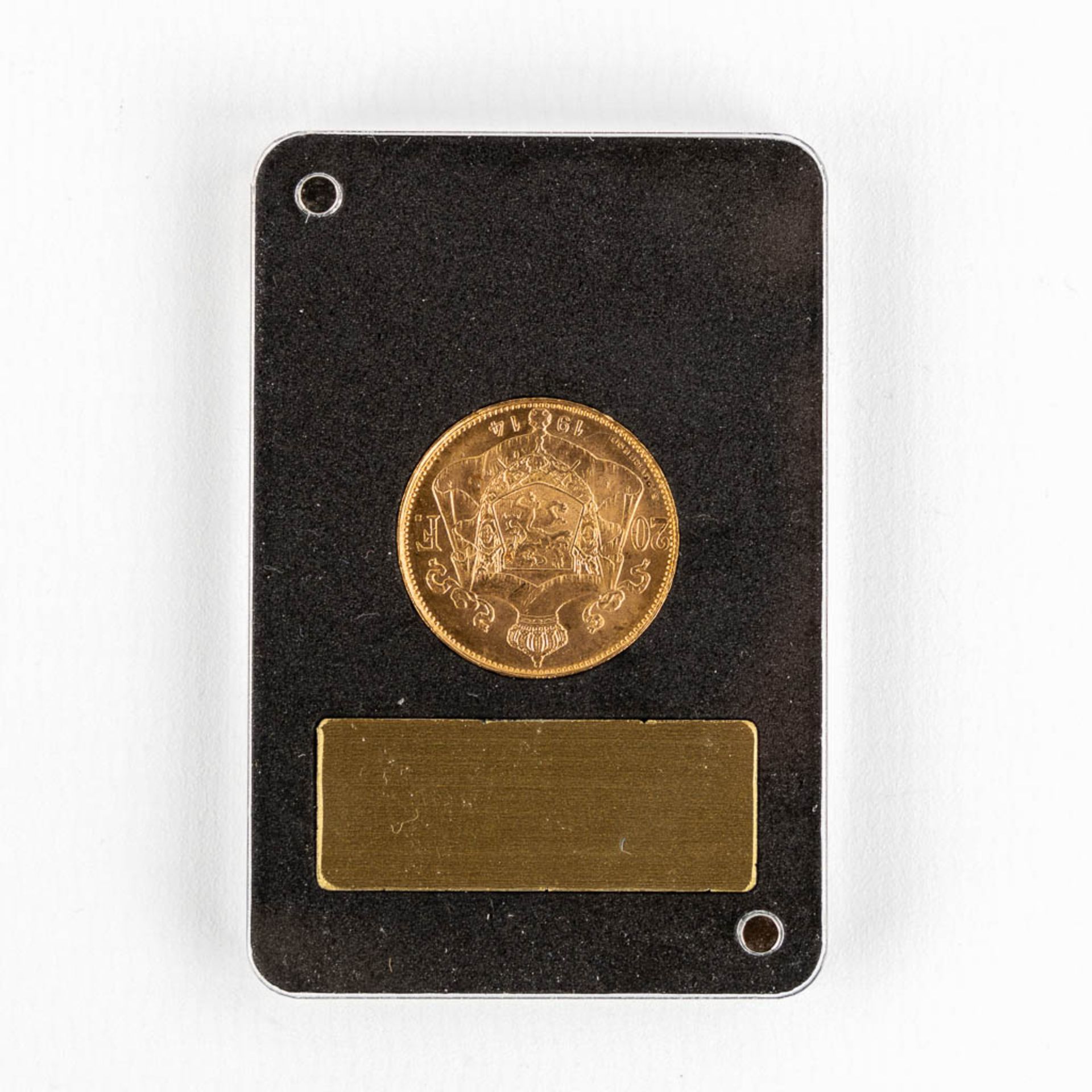 An antique Belgian coin, Albert 1, 1914. 6,45g, 900/1000. - Image 5 of 7