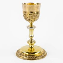 Joannes Van Sychen, a gilt silver Chalice, Ghent, Belgium, 1728, 18th C. (H:24,4 x D:15,1 cm)