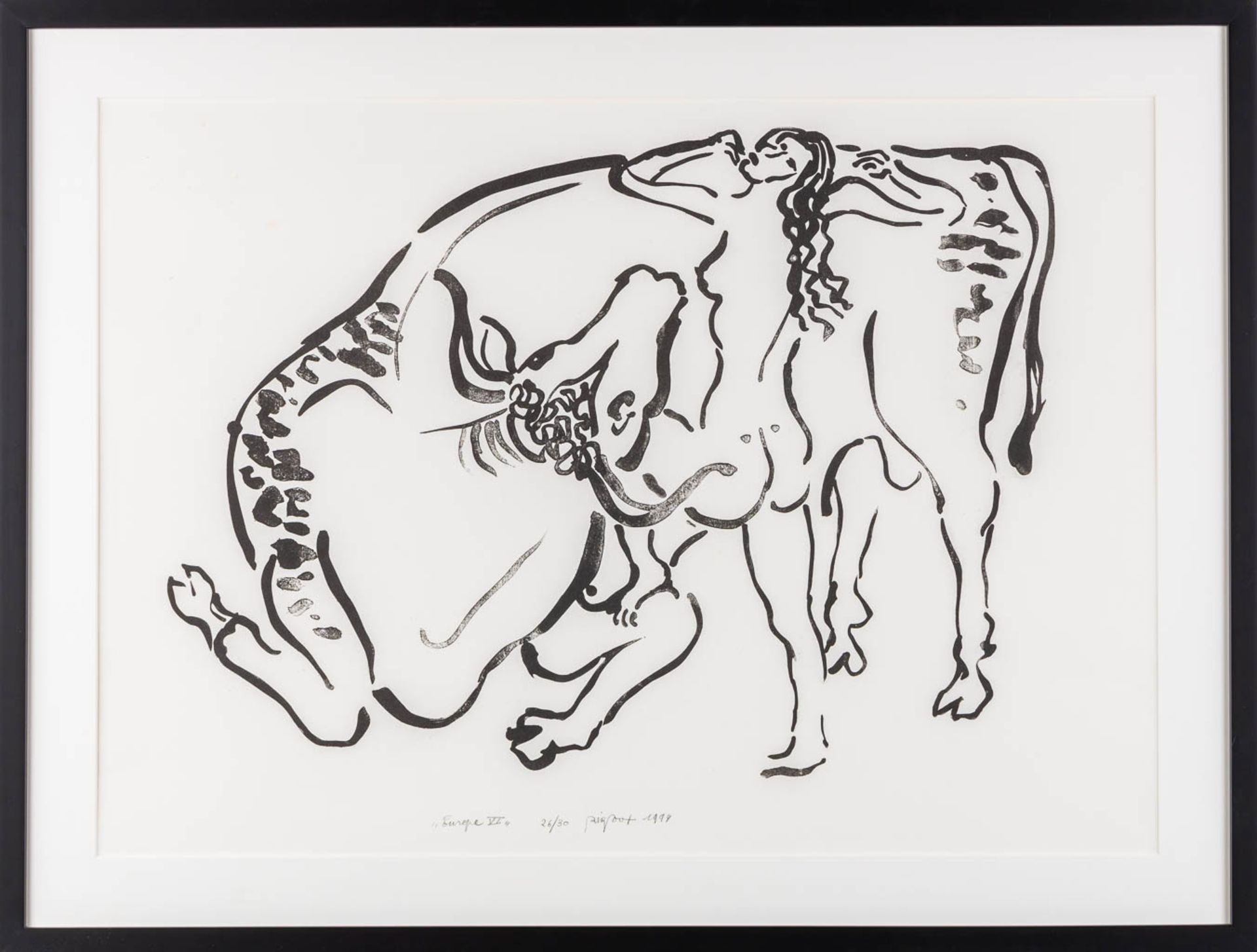 Rik POOT (1924-2007) 'Europe VI' a lithograph, 26/30. 1999. (W:70 x H:50 cm) - Image 3 of 6