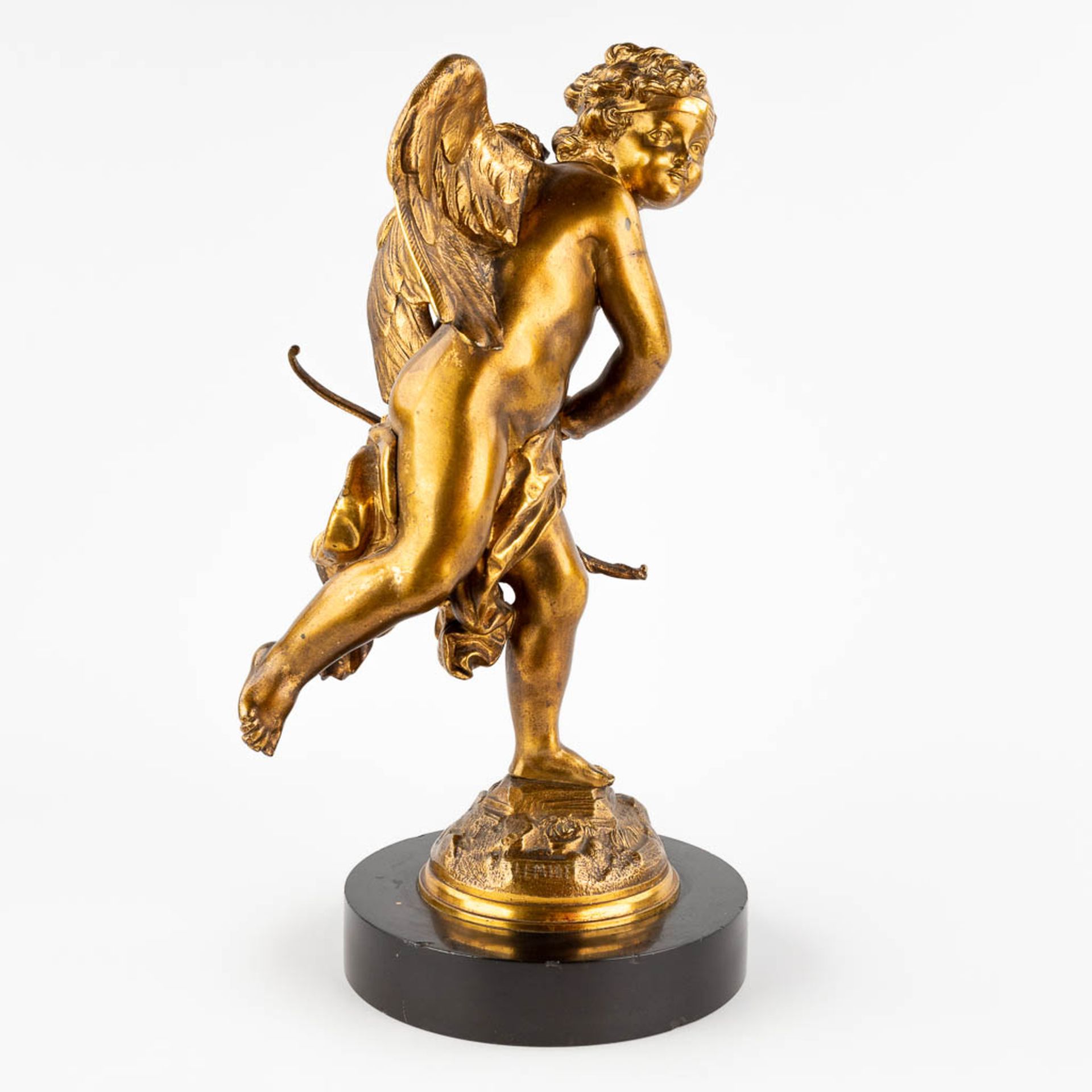 Charles Gabriel Sauvage LEMIRE (1741-1827) 'Amor' gilt bronze. (L:17 x W:15 x H:33 cm) - Bild 6 aus 11