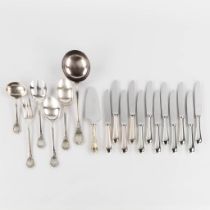 Christoflle, a collection of cutlery of various models. (L:31 cm)