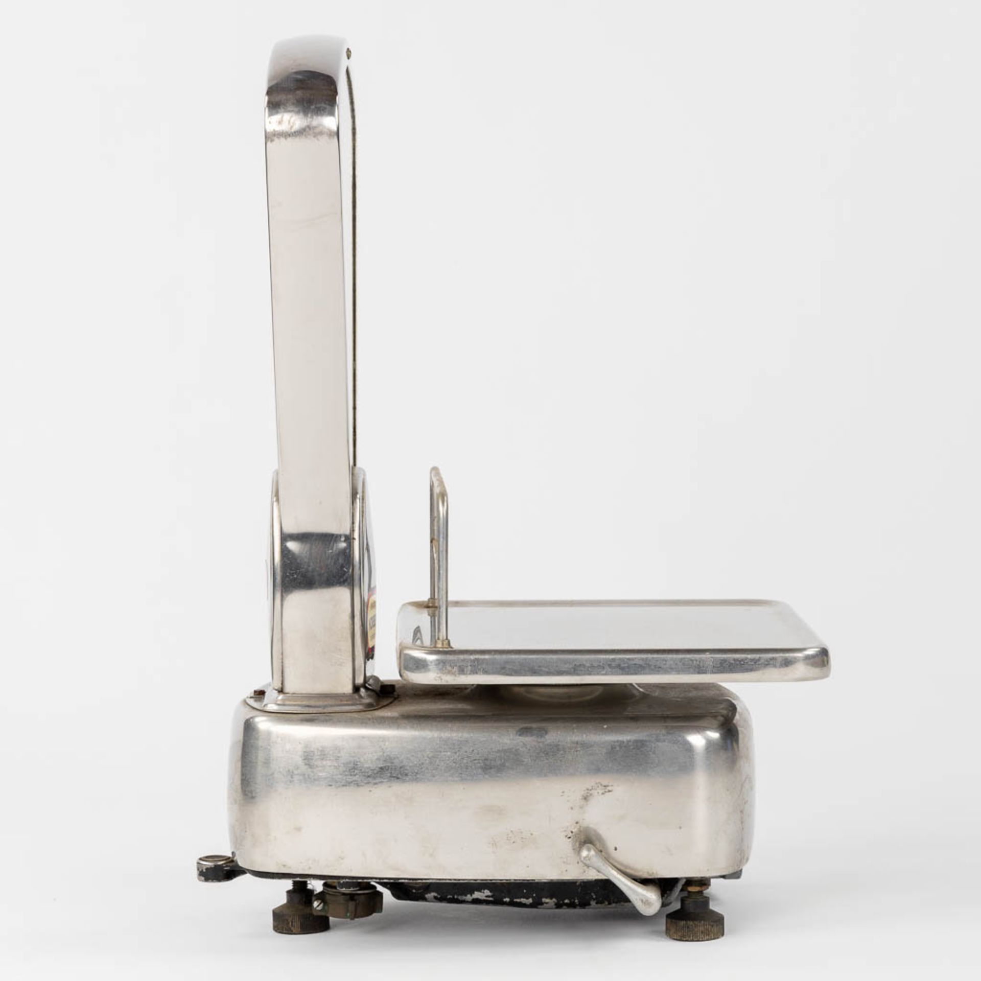 Berkel, two scales, enamelled and inox. (L:28 x W:55 x H:68 cm) - Image 12 of 15