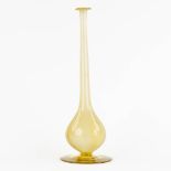 Andries D. COPIER (1901-1991) 'Yellow vase' for Leerdam. (H:39 x D:13 cm)