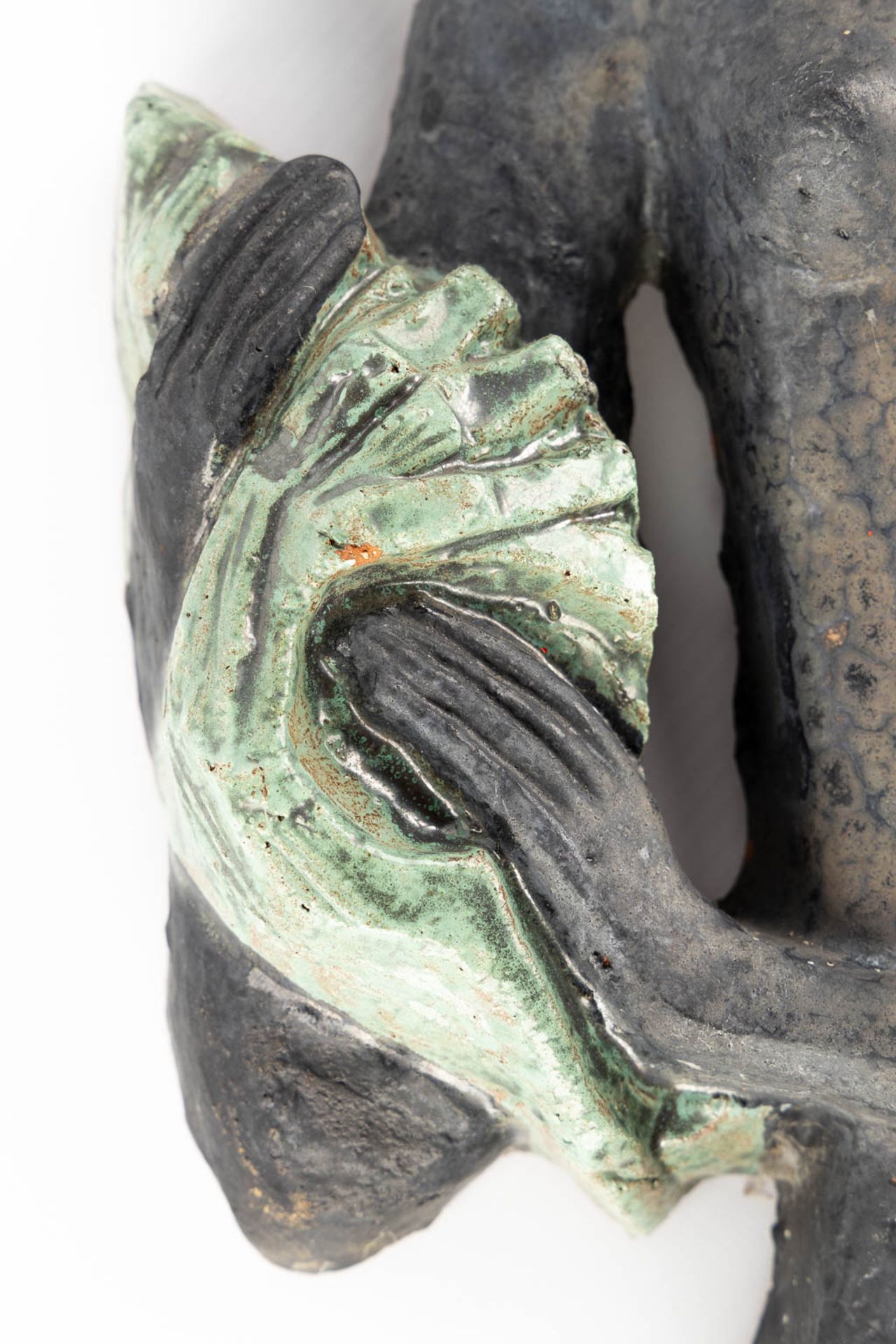 Rogier VANDEWEGHE (1923-2020) 'Mermaid' glazed ceramics for Amphora. (L:8 x W:25 x H:82 cm) - Image 11 of 11