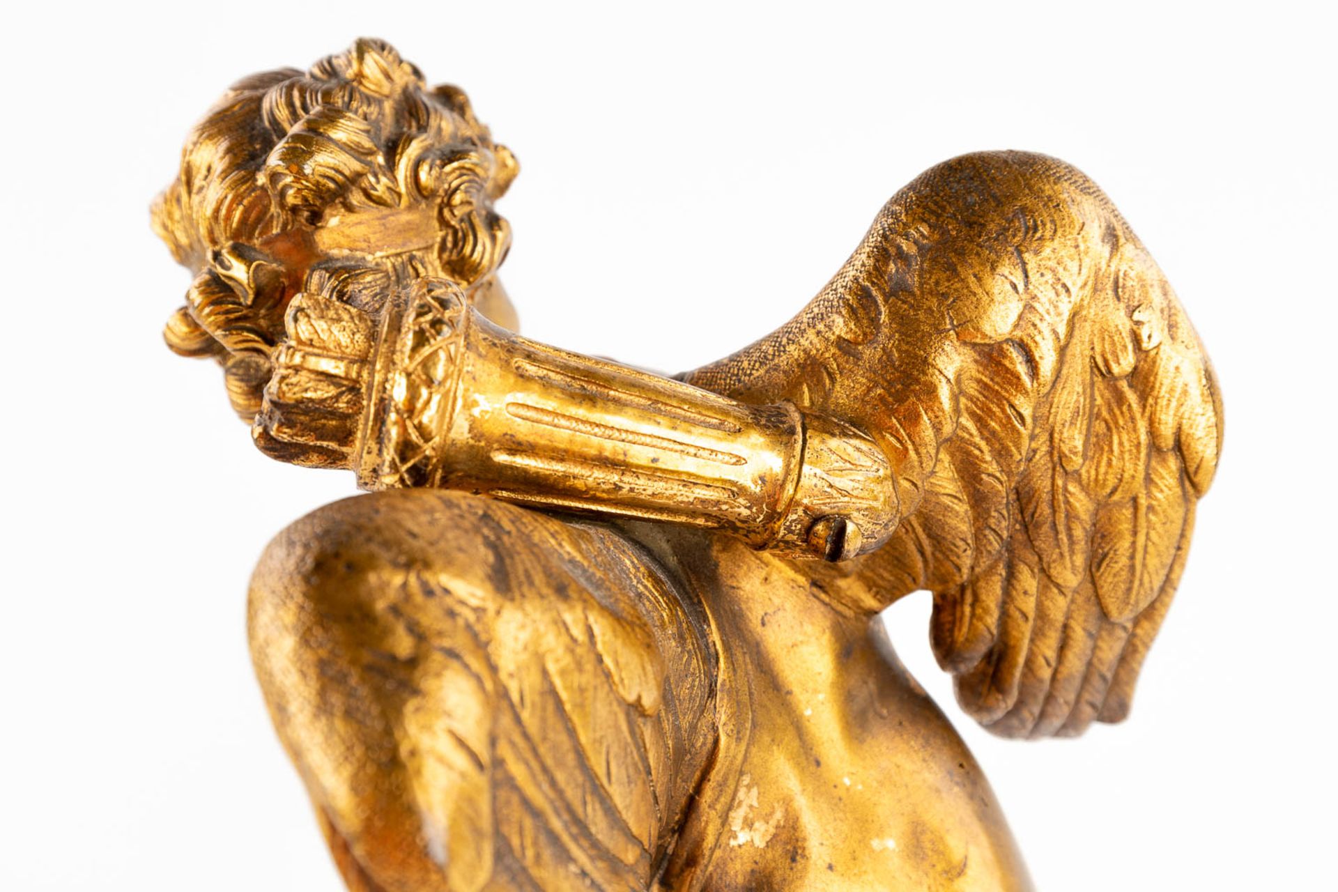 Charles Gabriel Sauvage LEMIRE (1741-1827) 'Amor' gilt bronze. (L:17 x W:15 x H:33 cm) - Bild 11 aus 11