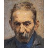 Maurice SIJS (1880-1972) 'Portrait of a man' oil on board. (W:25 x H:29,5 cm)