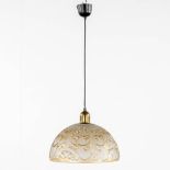 Peill &amp; Putzler, a ceiling lamp with a glass shade. (H:28 x D:35 cm)