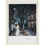 Paul DELVAUX (1897-1994) 'a signed print'. (W:36 x H:49 cm)