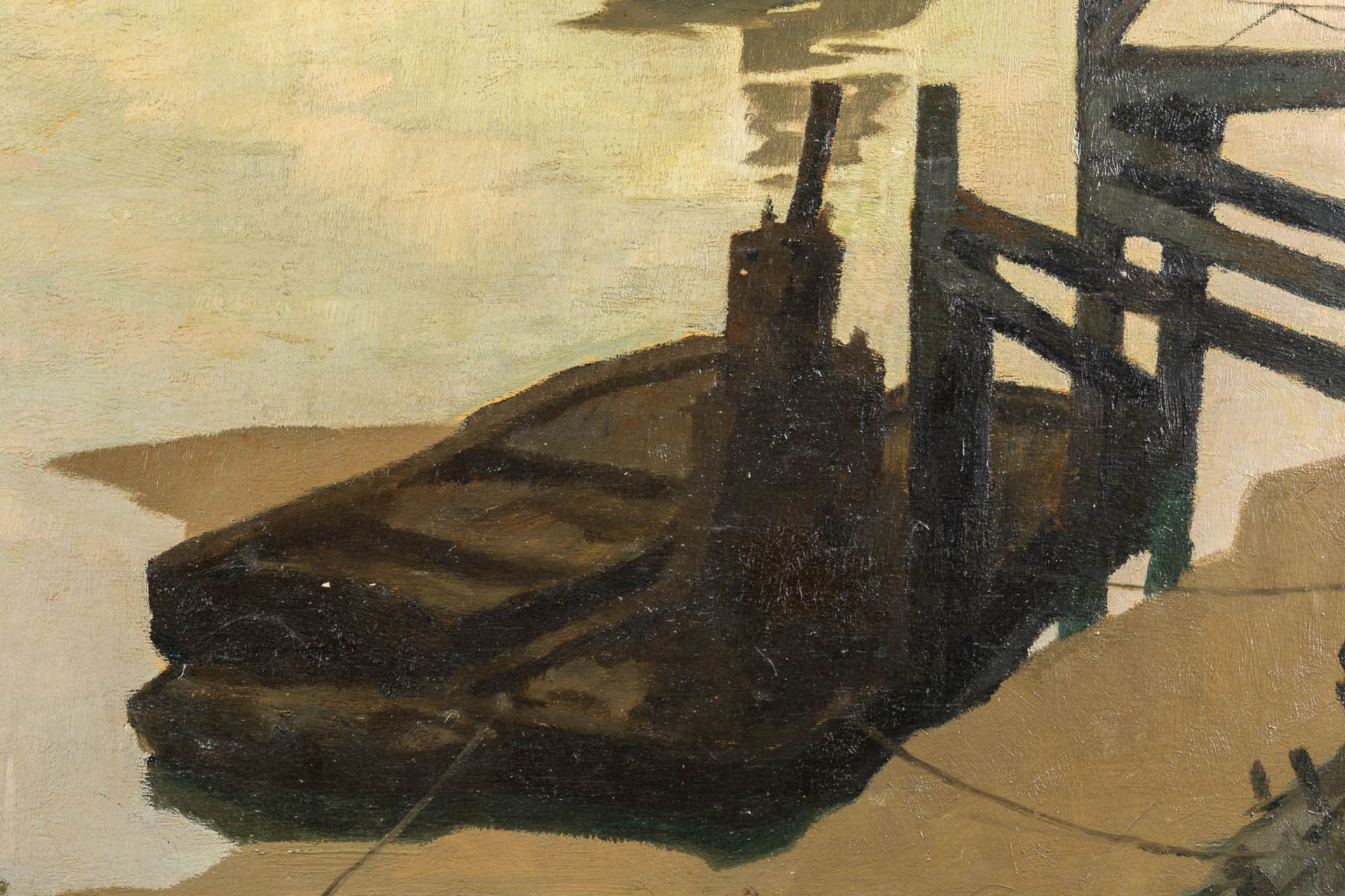 A decorative pair of paintings, 'Marine', oil on panel. Signed 'Henry De Tanoy'. (W:61 x H:59 cm) - Bild 10 aus 12